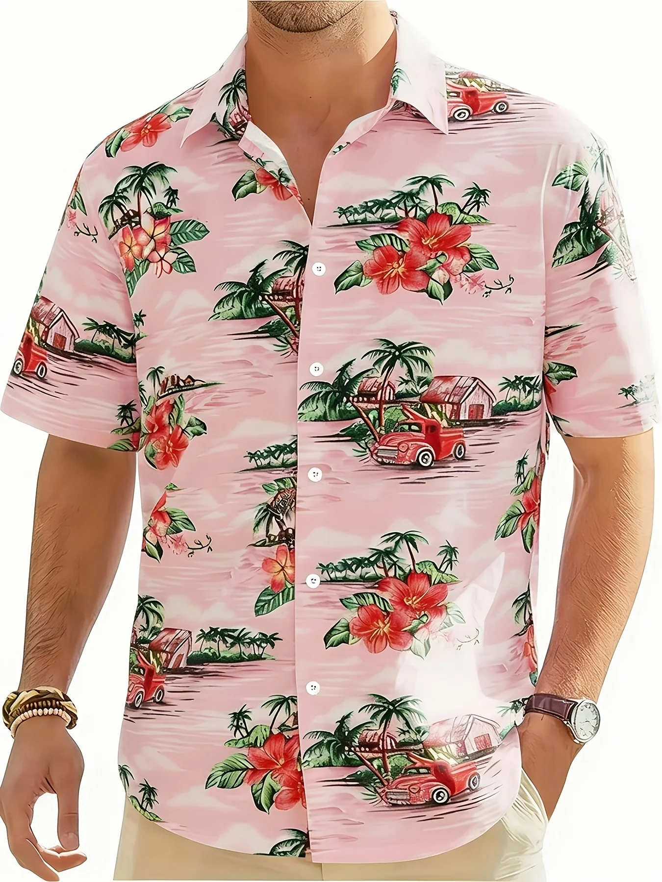 Men's Casual Vacation Shirt Summer 3D Printed Short Sleeved Button Down Holiday Beach Vacation Fashion Trend Top
Men's Casual Vacation Shirt Summer 3D Printed Short Sleeved Button Down Holiday Beach Vacation Fashion Trend Top