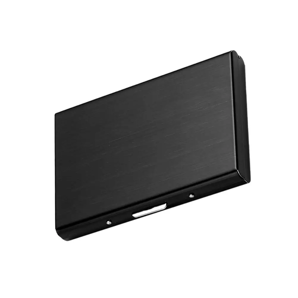 Stainless Steel Business Card Holder Black Titanium Credit Carrier Slim Design Fits 6 Cards Handbag ID License
Stainless Steel Business Card Holder Black Titanium Credit Carrier Slim Design Fits 6 Cards Handbag ID License