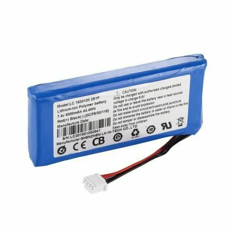 Suitable for 7.4V 6000mAh 1650120 2S1P 3 GL300A remote control battery power supply
Suitable for 7.4V 6000mAh 1650120 2S1P 3 GL300A remote control battery power supply