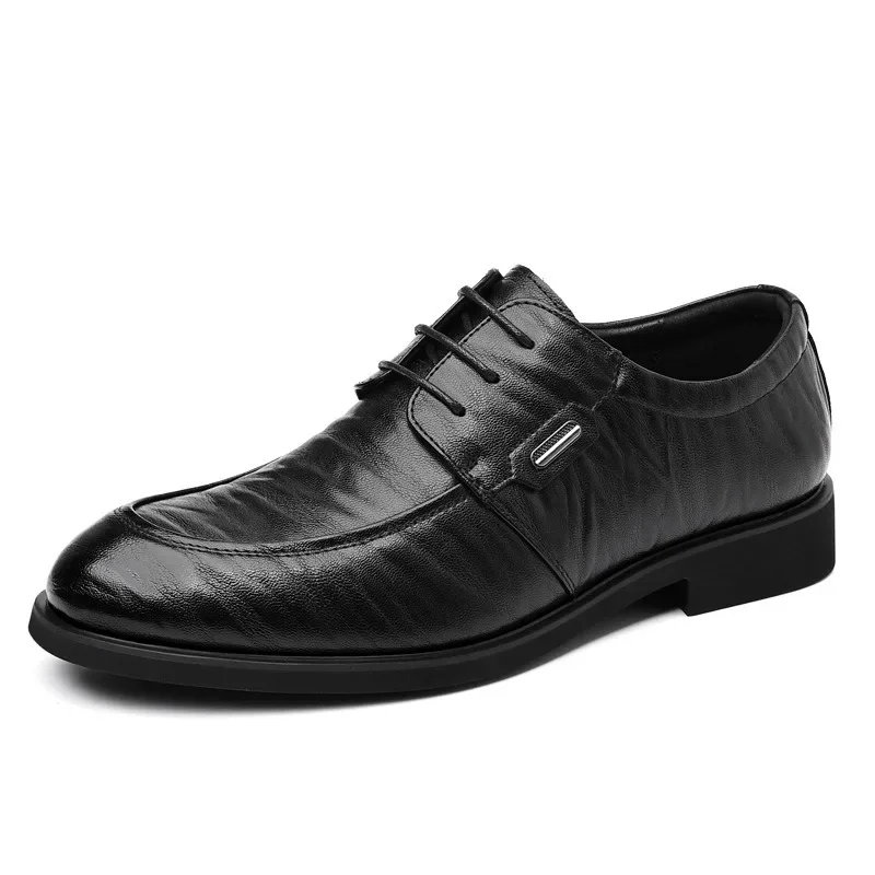 Fashion Leather British Men's Dress Shoes Spring Autumn Soft Sole Men Derby Shoes New Designer Business Casual Shoe Male
Fashion Leather British Men's Dress Shoes Spring Autumn Soft Sole Men Derby Shoes New Designer Business Casual Shoe Male
