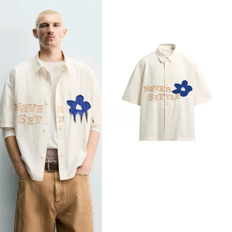 Loose Fit Short Sleeve Shirt Summer New Arrival Patch Decorated Printed Flip Collar Men's Casual Style Polyester Fiber Skin-F...
Loose Fit Short Sleeve Shirt Summer New Arrival Patch Decorated Printed Flip Collar Men's Casual Style Polyester Fiber Skin-F...