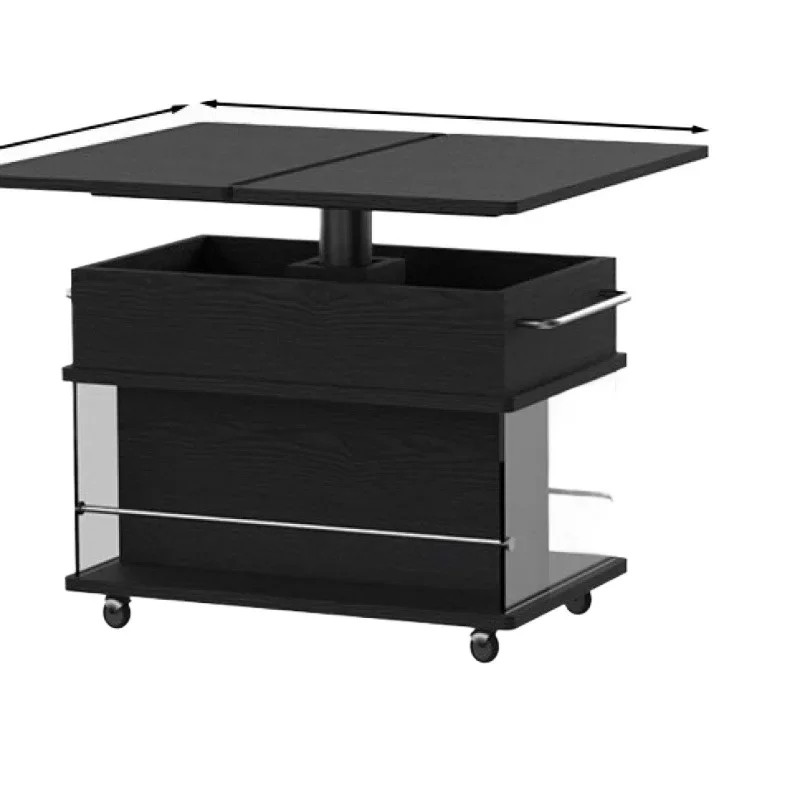 Современный мобильный журнальный столик для небольшой квартиры, простой, компактный, для гостиной, с функцией подъема и складывания.
Современный мобильный журнальный столик для небольшой квартиры, простой, компактный, для гостиной, с функцией подъема и складывания.