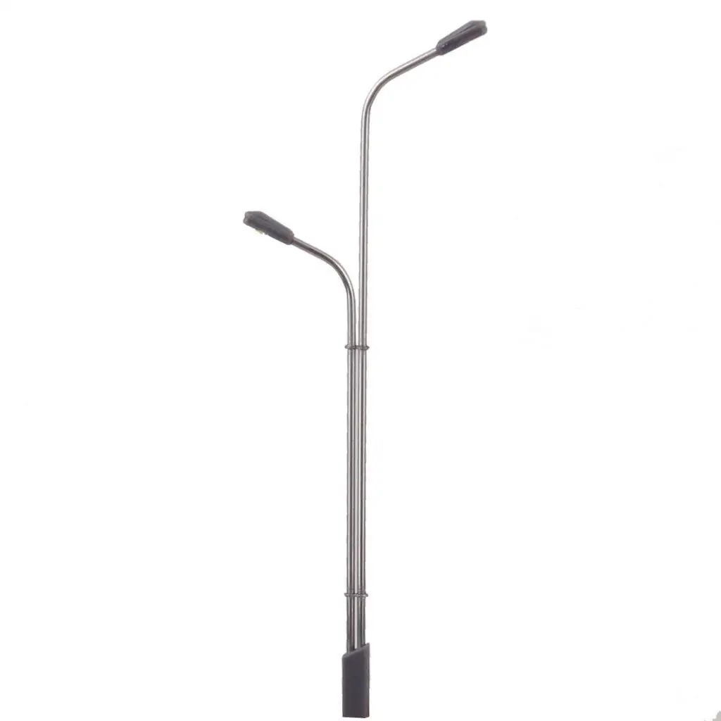 10Pcs 1:150 White Street Lights Dual Head Lampposts Plastic Lamps for Scene Decoration Layout 75Mm 3V Model Street Light
10Pcs 1:150 White Street Lights Dual Head Lampposts Plastic Lamps for Scene Decoration Layout 75Mm 3V Model Street Light