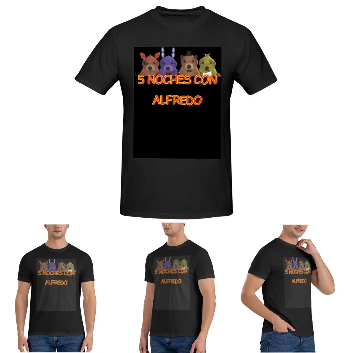 5 Noche Con Alfredo T-Shirt for Men Cotton Oversized T Shirts Men's Tees Short Crew Neck Summer Clothes Tops S-6XL
5 Noche Con Alfredo T-Shirt for Men Cotton Oversized T Shirts Men's Tees Short Crew Neck Summer Clothes Tops S-6XL