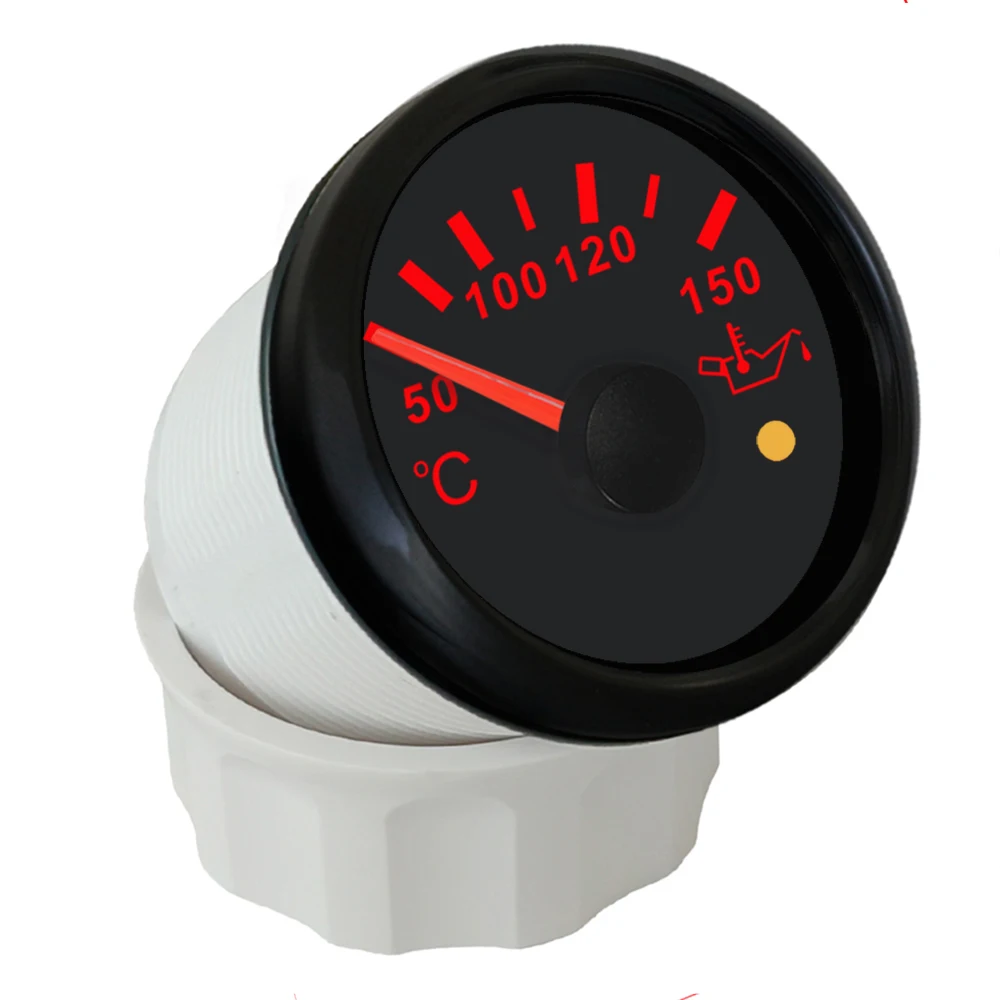 ELING 52mm Oil Temp Gauge Meter 50-150℃ with Red Backlight and Light Alarm for Car Boat Yacht Motorcycle Universal 9-32V
ELING 52mm Oil Temp Gauge Meter 50-150℃ with Red Backlight and Light Alarm for Car Boat Yacht Motorcycle Universal 9-32V