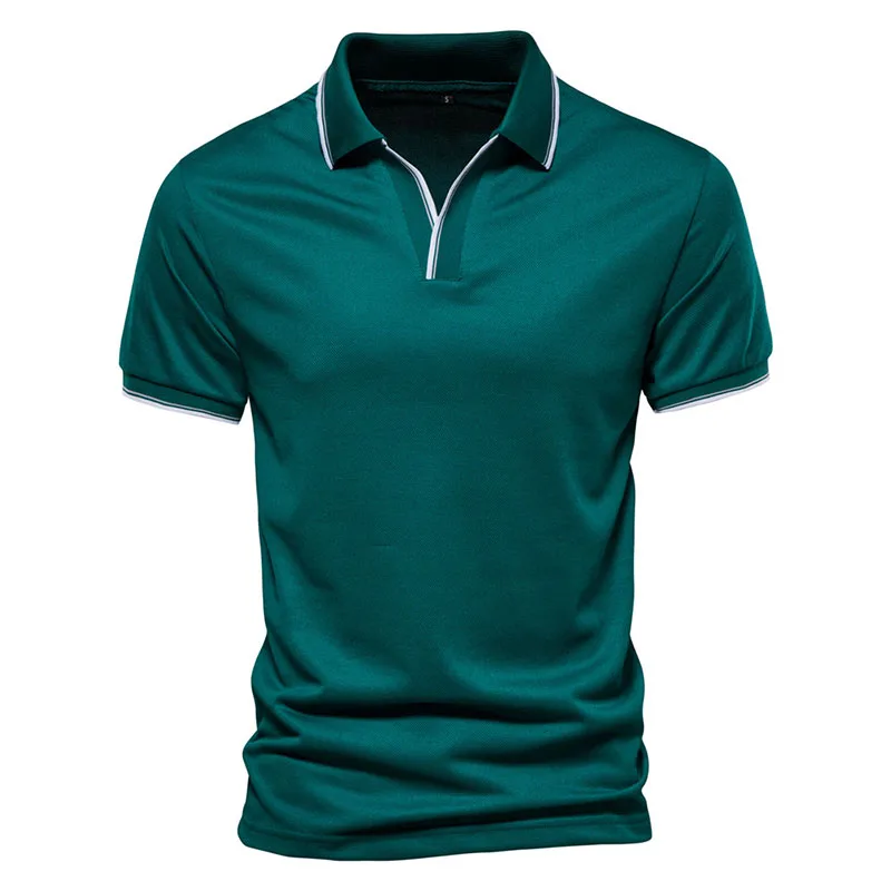 Men's Polos Solid Color Classic Polo Shirt Men Short Sleeve T-shirts Top Quality Casual Business Social Polo Men Summer Tees
Men's Polos Solid Color Classic Polo Shirt Men Short Sleeve T-shirts Top Quality Casual Business Social Polo Men Summer Tees