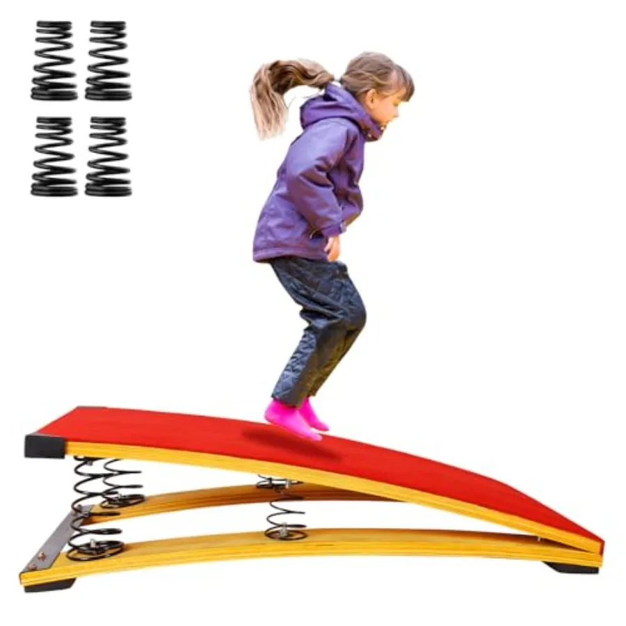 4 Springs Gymnastics Springboard for,31.5"X19.7" Vaulting Training Spring Boards Gymnastics, Portable Curved Spring Board Gymna
4 Springs Gymnastics Springboard for,31.5"X19.7" Vaulting Training Spring Boards Gymnastics, Portable Curved Spring Board Gymna