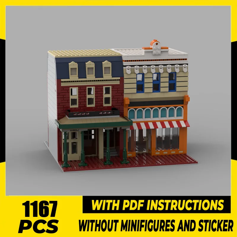 Moc Building Blocks Main Street USA Bakery Technology Bricks City Street View Model DIY Assembly Toys Construstion Holiday Gifts
Moc Building Blocks Main Street USA Bakery Technology Bricks City Street View Model DIY Assembly Toys Construstion Holiday Gifts
