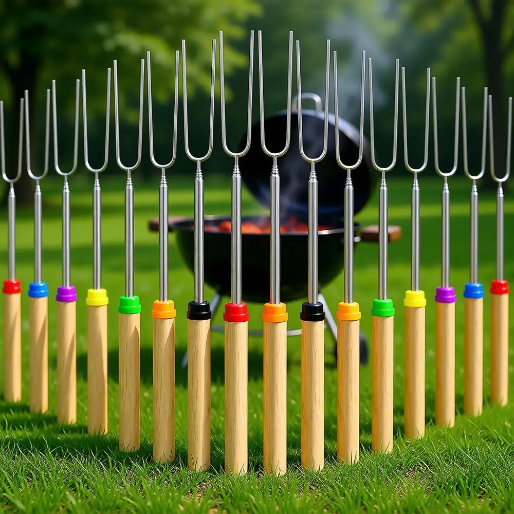 150 Pack 32 Inch Marshmallow Roasting Sticks Bulk, S'mores Skewers or Fire Pit Kit, Hot Dog Camping Skewers Accessories, Campfir
150 Pack 32 Inch Marshmallow Roasting Sticks Bulk, S'mores Skewers or Fire Pit Kit, Hot Dog Camping Skewers Accessories, Campfir