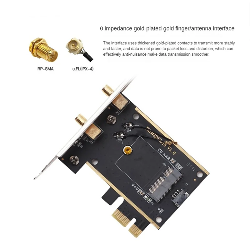 Беспроводной адаптер Wi-Fi M.2 на PCIE NGFF M.2 WiFi Bluetooth-карта с 2 антеннами для AX210 AX200 9260 8265
Беспроводной адаптер Wi-Fi M.2 на PCIE NGFF M.2 WiFi Bluetooth-карта с 2 антеннами для AX210 AX200 9260 8265