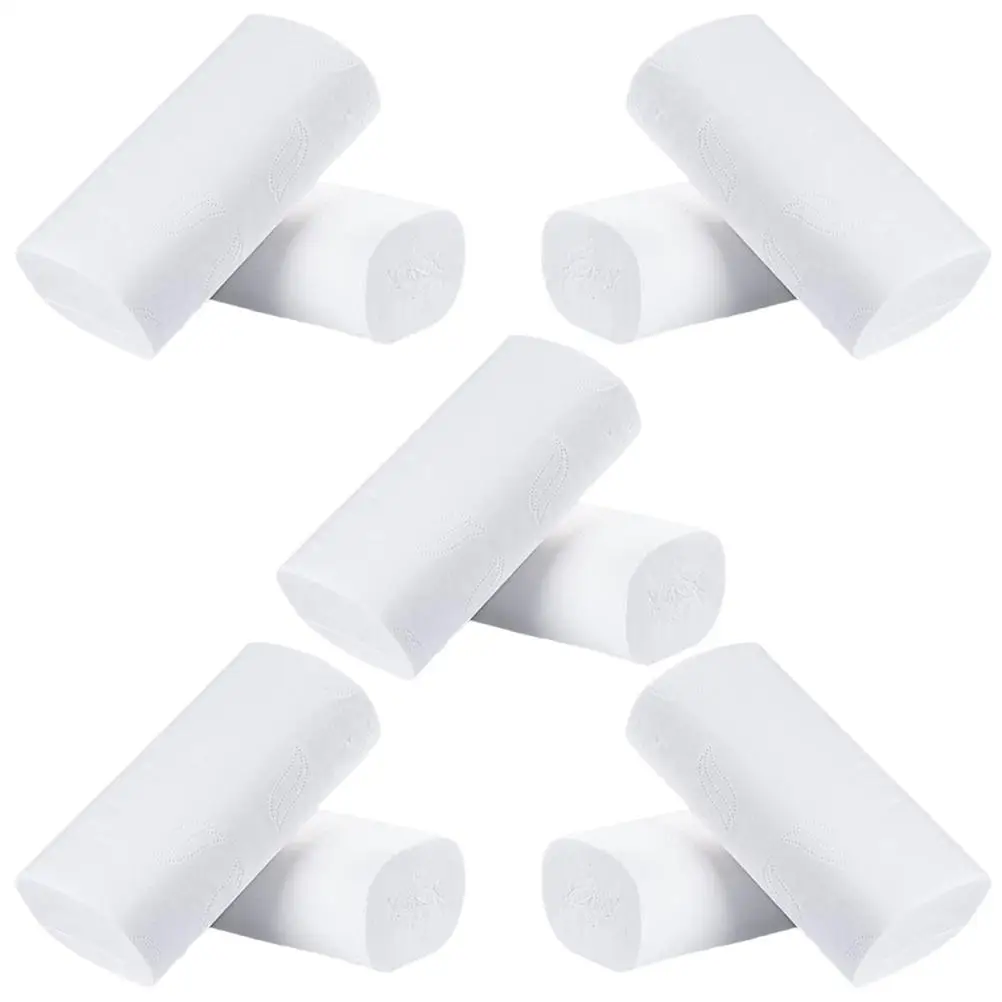 10pcs Thickened Toilet Paper Coreless Napkin Paper Household Roll Paper Wood Pulp Tissue Paper for Home
10pcs Thickened Toilet Paper Coreless Napkin Paper Household Roll Paper Wood Pulp Tissue Paper for Home
