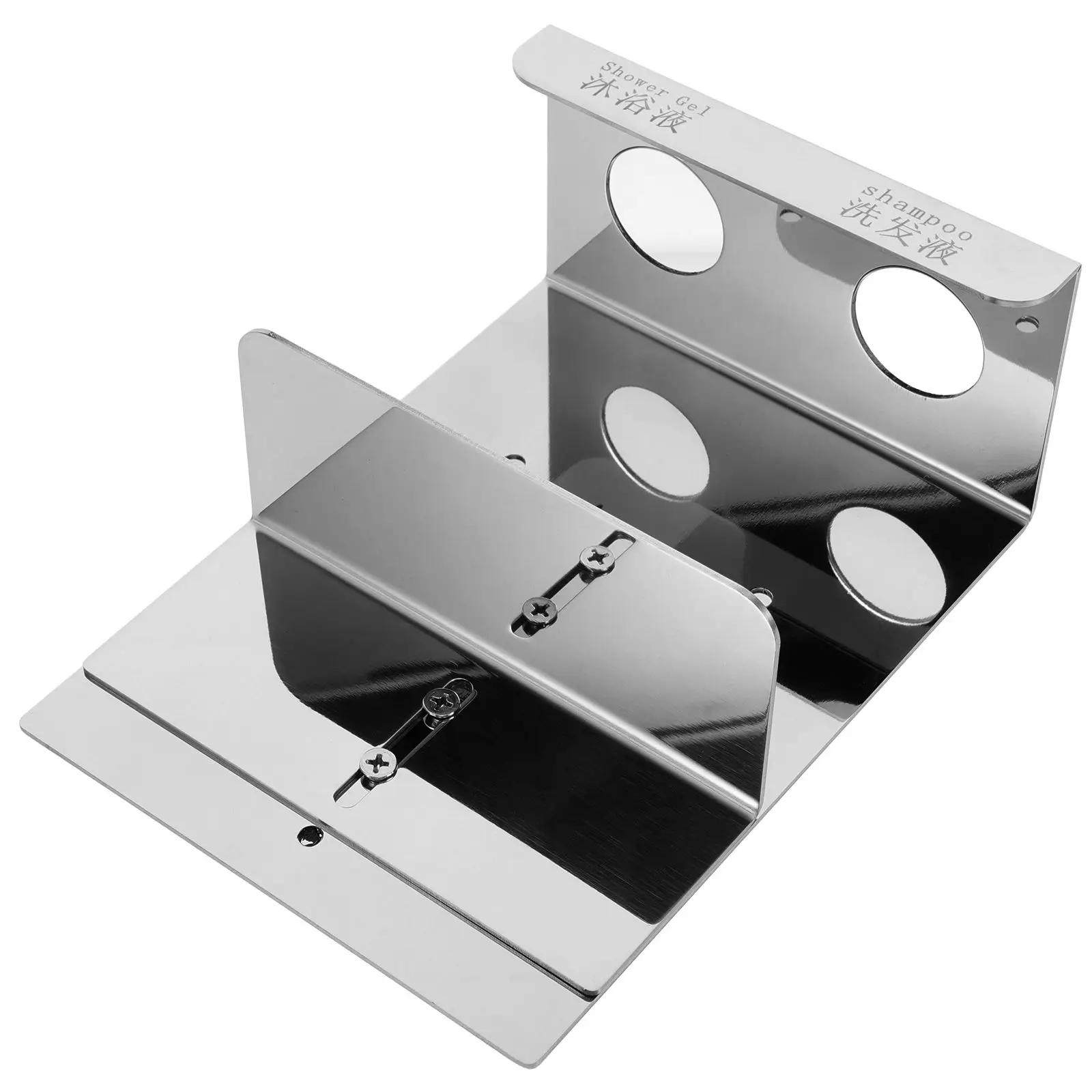 Stainless Steel Soap Dispenser Holder Wall Mount Shampoo Bottle Rack Bathroom Liquid ganizer Shower Gel Stainless
Stainless Steel Soap Dispenser Holder Wall Mount Shampoo Bottle Rack Bathroom Liquid ganizer Shower Gel Stainless