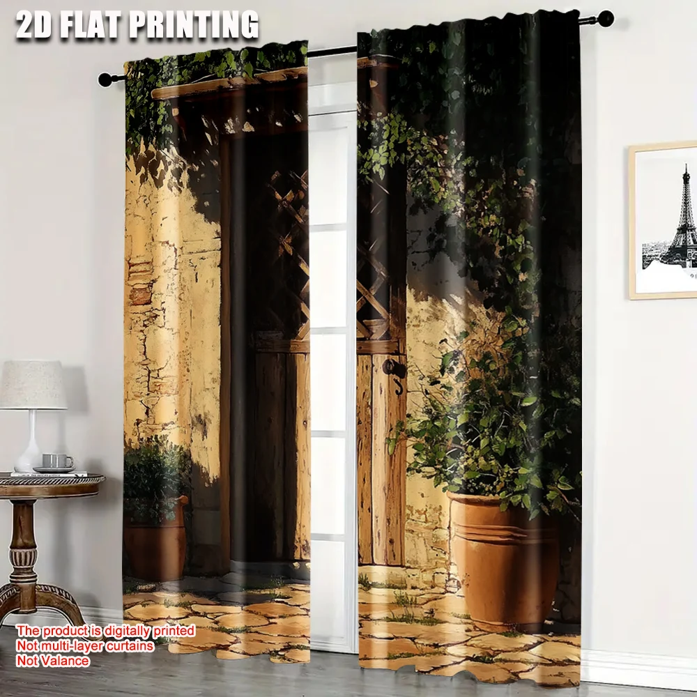 2pc, Window Curtains Dilapidated farmhouse Versatile Polyester Fabric,Without Electricity Versatile Applies to
2pc, Window Curtains Dilapidated farmhouse Versatile Polyester Fabric,Without Electricity Versatile Applies to