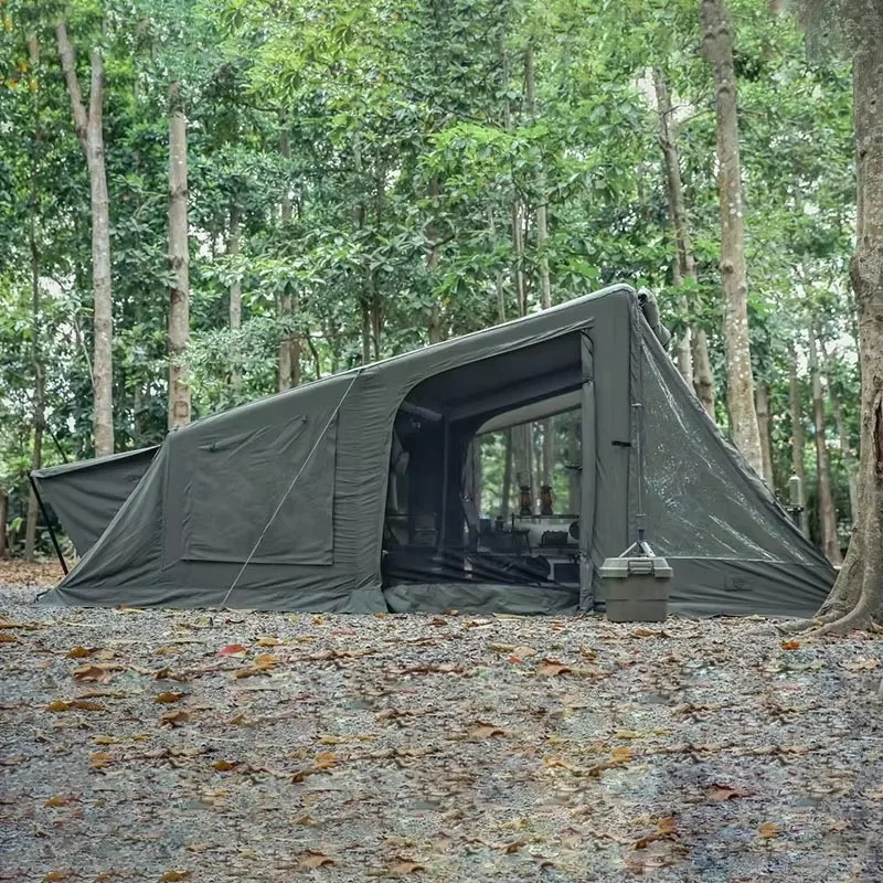 Inflatable Four-season Double-layer Bunker Tent Heavy Duty Canvas Professional Camping Hiking 3-4 Person 550x280x215CM Quick
Inflatable Four-season Double-layer Bunker Tent Heavy Duty Canvas Professional Camping Hiking 3-4 Person 550x280x215CM Quick