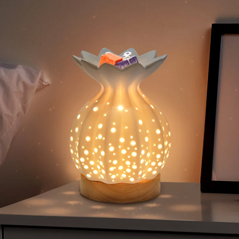 Керамическая лампа для плавления воска для ароматерапии, украшение для дома, гостиной, спальни, настольная лампа, декор для атмосферы общежития
Керамическая лампа для плавления воска для ароматерапии, украшение для дома, гостиной, спальни, настольная лампа, декор для атмосферы общежития