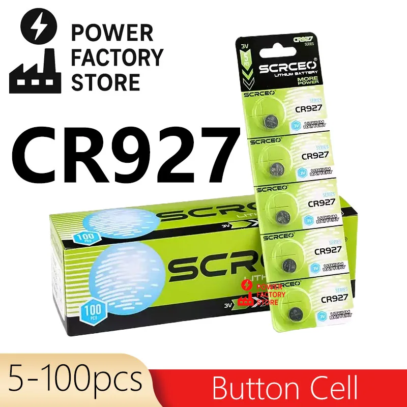 CR927 3V Lithium Button Cell Battery For DIY Projects,Crafts,Watches,Calculators-Long-Lasting Power Supply
CR927 3V Lithium Button Cell Battery For DIY Projects,Crafts,Watches,Calculators-Long-Lasting Power Supply