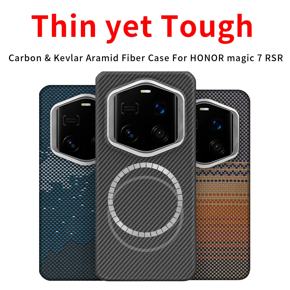 DIXSG for honor magic 7 RSR case aramid fiber Carbon Magnetic Ultra Thin Light Protective slim Shockproof 2026 cover waterproof
DIXSG for honor magic 7 RSR case aramid fiber Carbon Magnetic Ultra Thin Light Protective slim Shockproof 2026 cover waterproof