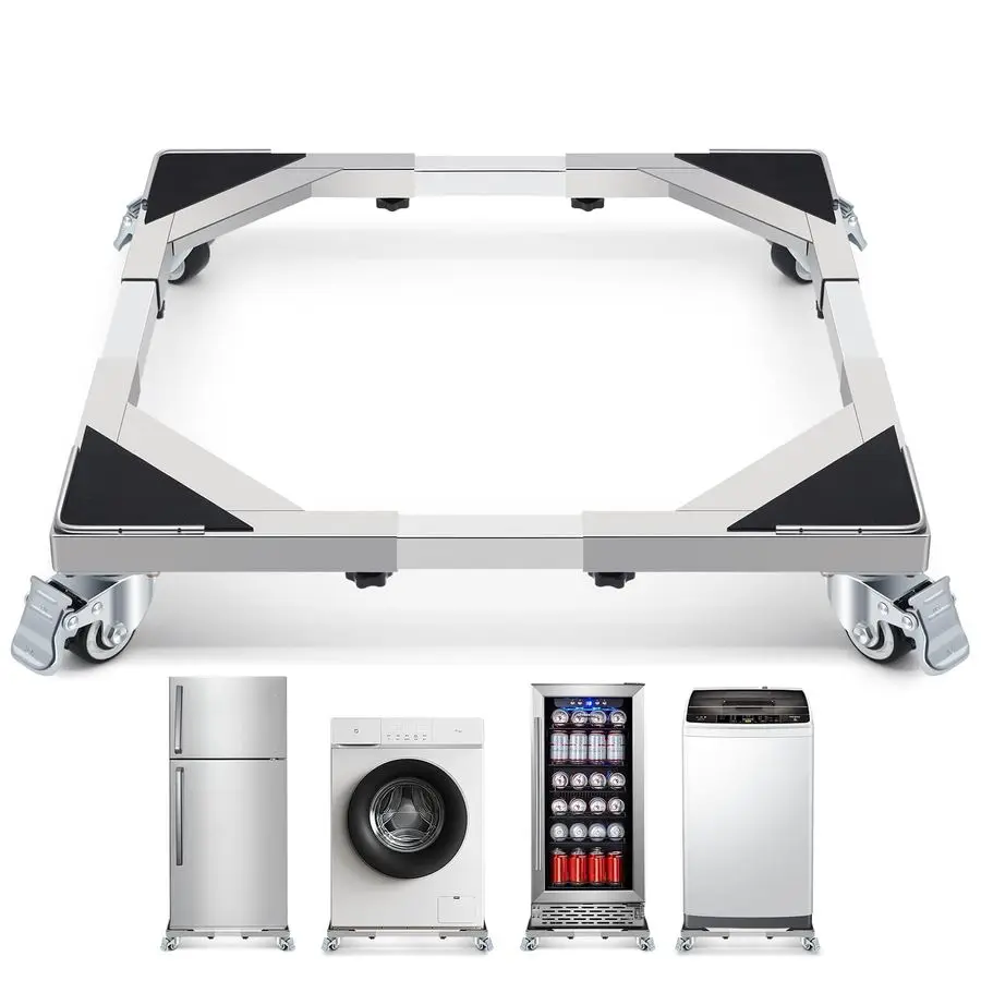 WEIBIDA Upgraded Stainless Steel Washing Machine Dolly Cart, 700lbs Furniture Carts with lockble Wheels, Adjustable Mobile Rolle
WEIBIDA Upgraded Stainless Steel Washing Machine Dolly Cart, 700lbs Furniture Carts with lockble Wheels, Adjustable Mobile Rolle