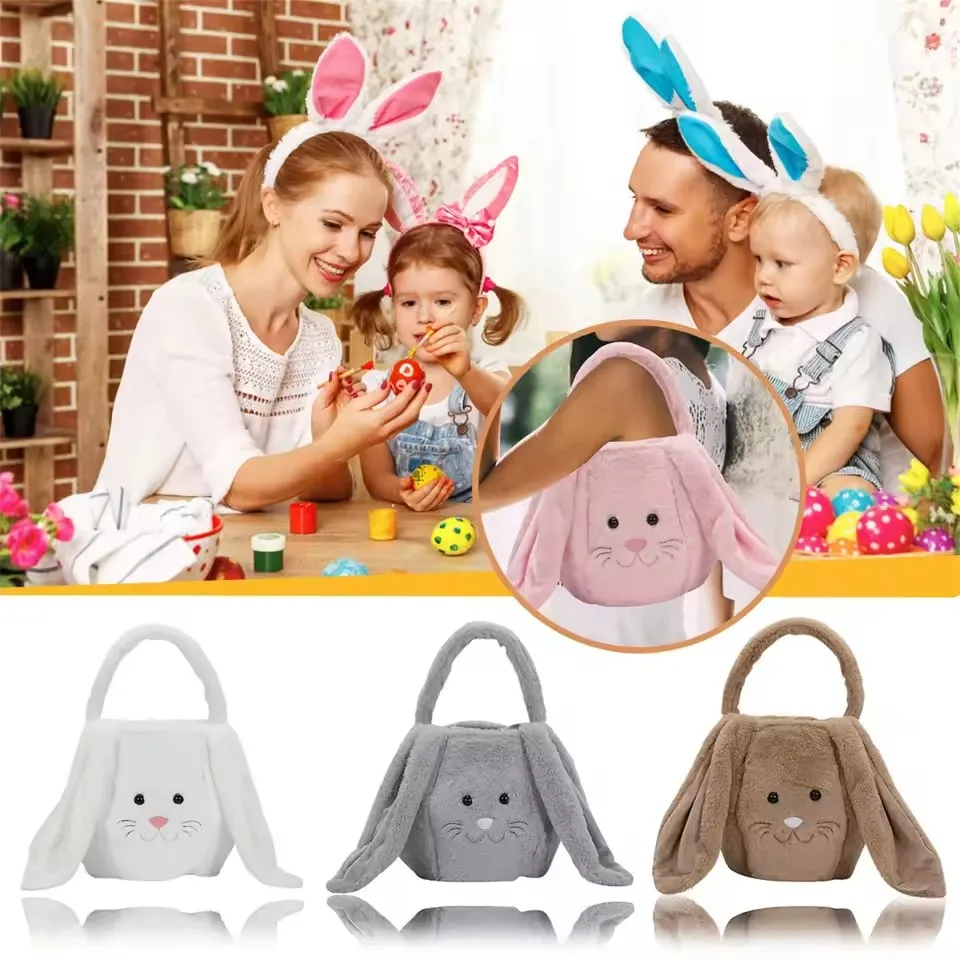 Корзина для хранения кролика, большая вместительная портативная сумка для кролика, плюшевая сумка для хранения пасхального кролика, корзина для конфет, товары для дома
Корзина для хранения кролика, большая вместительная портативная сумка для кролика, плюшевая сумка для хранения пасхального кролика, корзина для конфет, товары для дома