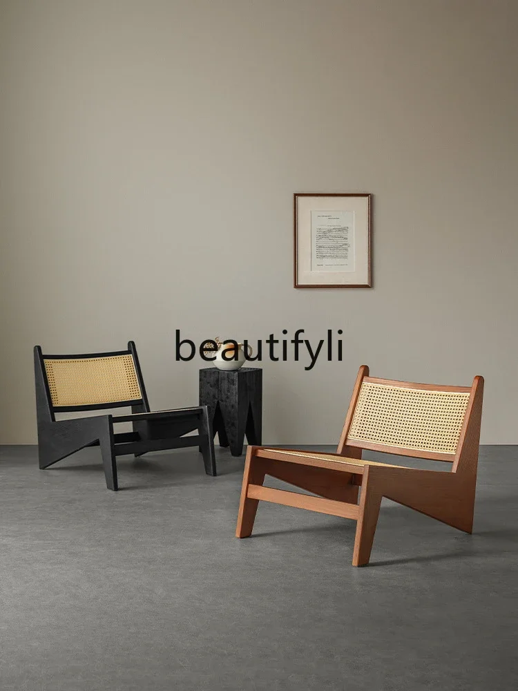 Kangaroo chair wabi wind balcony solid wood leisure bedroom lazy chair living room homestay rattan chair
Kangaroo chair wabi wind balcony solid wood leisure bedroom lazy chair living room homestay rattan chair