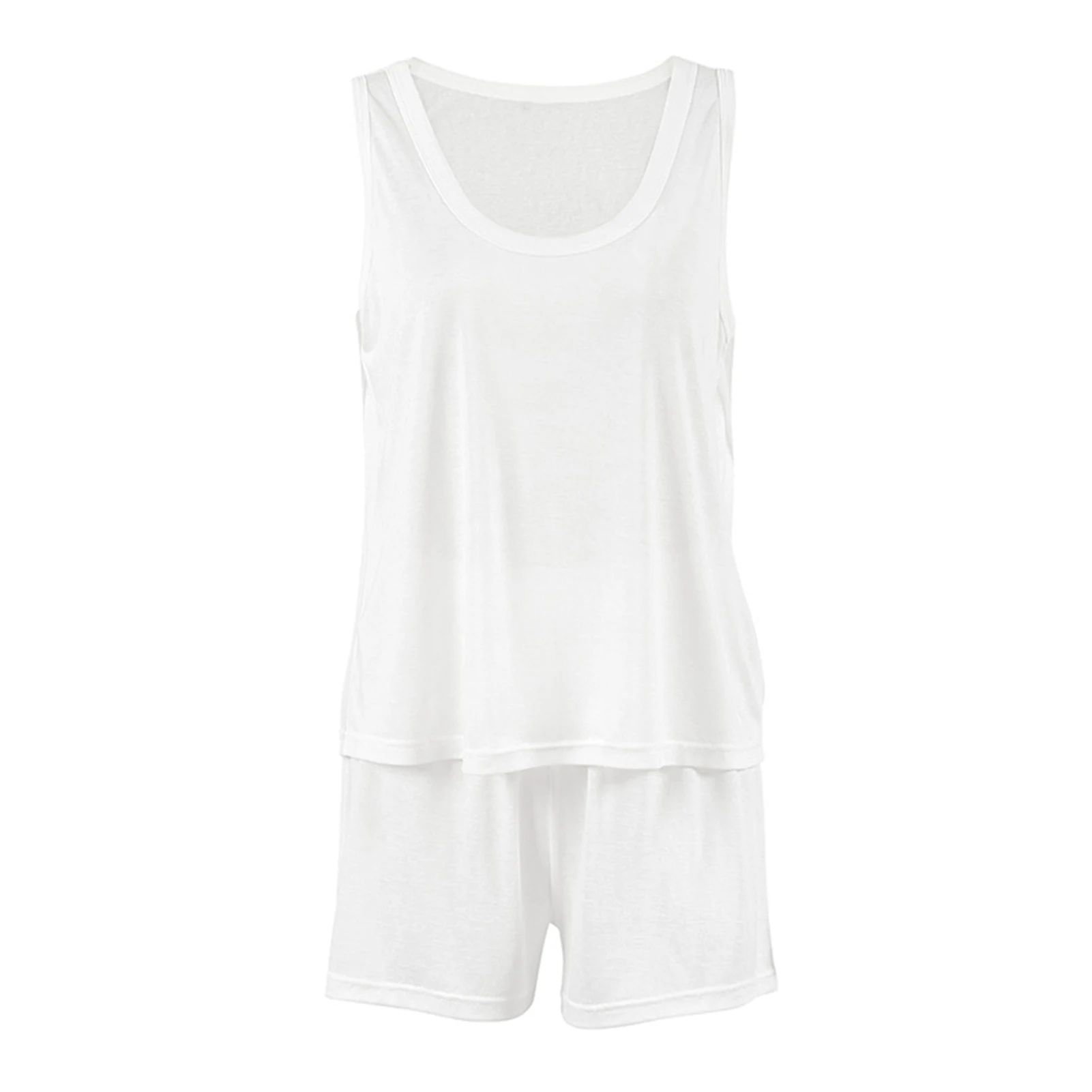 Fashionable Women Sleepwear Set Summer Pajamas Set for Women O-neck Tank Top with Shorts Sleepwear Set Sexy for Ladies for Body
Fashionable Women Sleepwear Set Summer Pajamas Set for Women O-neck Tank Top with Shorts Sleepwear Set Sexy for Ladies for Body