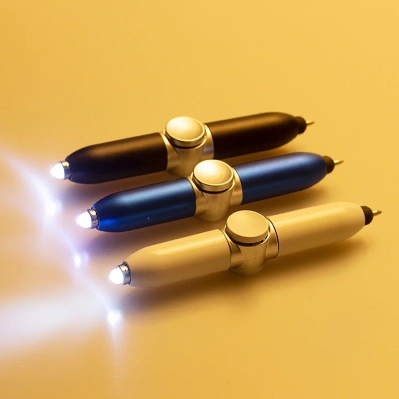 1pcs Multifunctional Fingertip Gyroscope Ballpoint pen LED Luminous Touch pen Creative pressure reducing pen
1pcs Multifunctional Fingertip Gyroscope Ballpoint pen LED Luminous Touch pen Creative pressure reducing pen