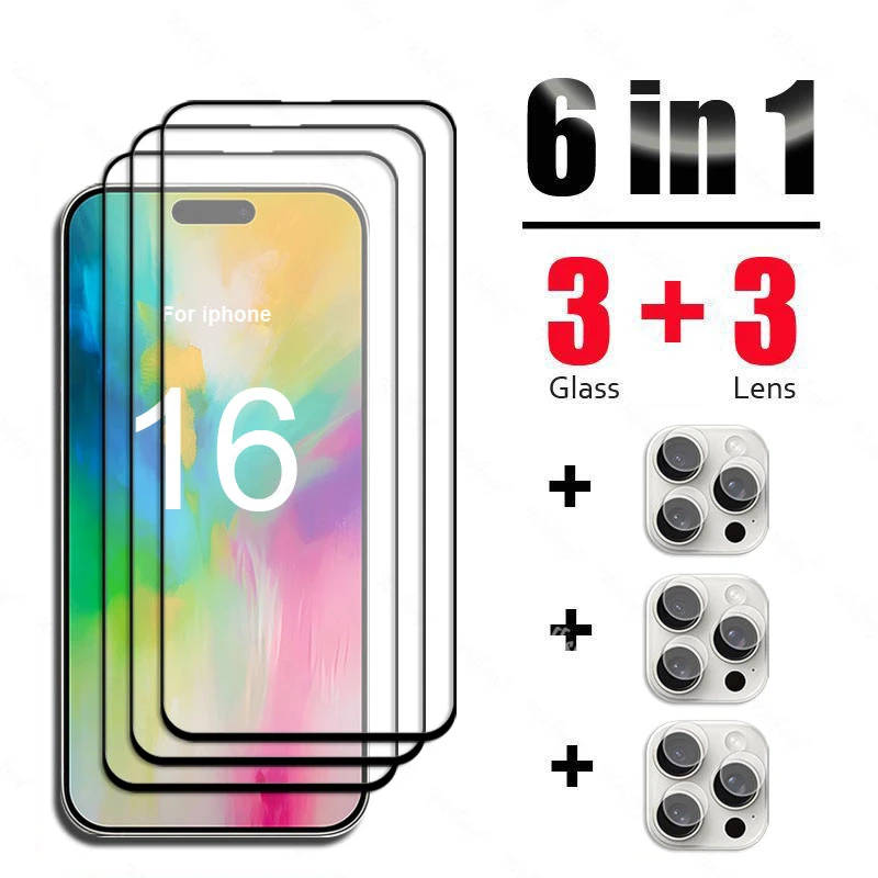 6 In 1 For APPLE iPhone 16 Pro Max Glass Tempered Glass For iPhone 16 Pro Max Glass Full Cover Screen Protector Camera Film
6 In 1 For APPLE iPhone 16 Pro Max Glass Tempered Glass For iPhone 16 Pro Max Glass Full Cover Screen Protector Camera Film