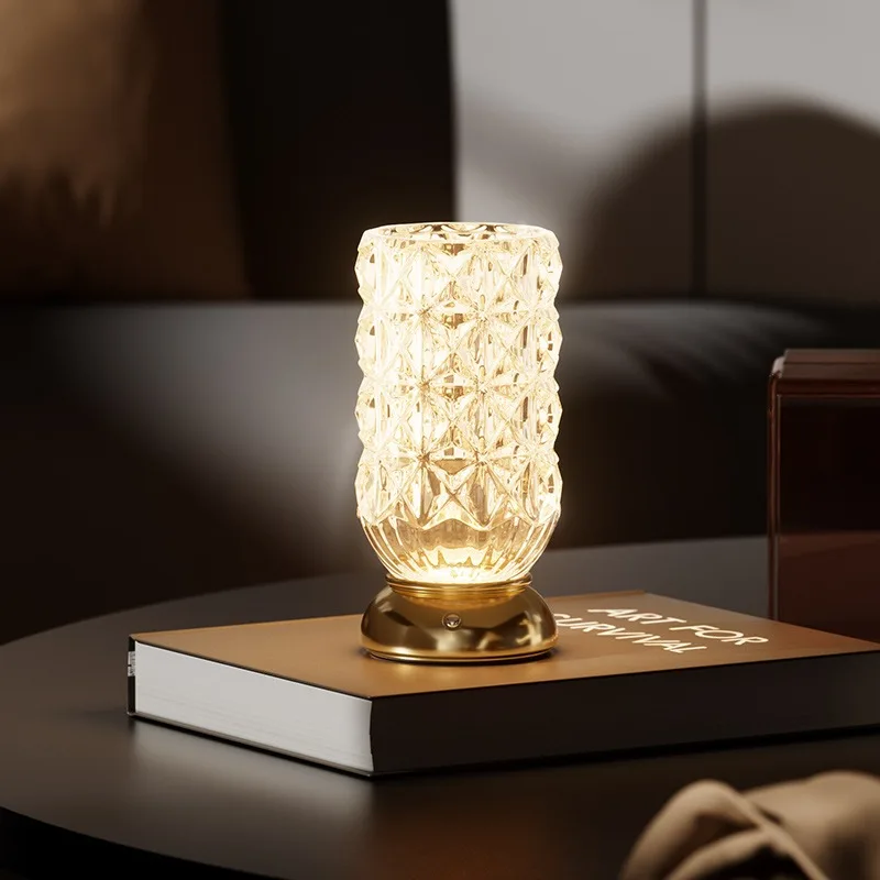 Luxury night lamp desk lamp living room bedroom and bedside touch control charging atmosphere decoration
Luxury night lamp desk lamp living room bedroom and bedside touch control charging atmosphere decoration