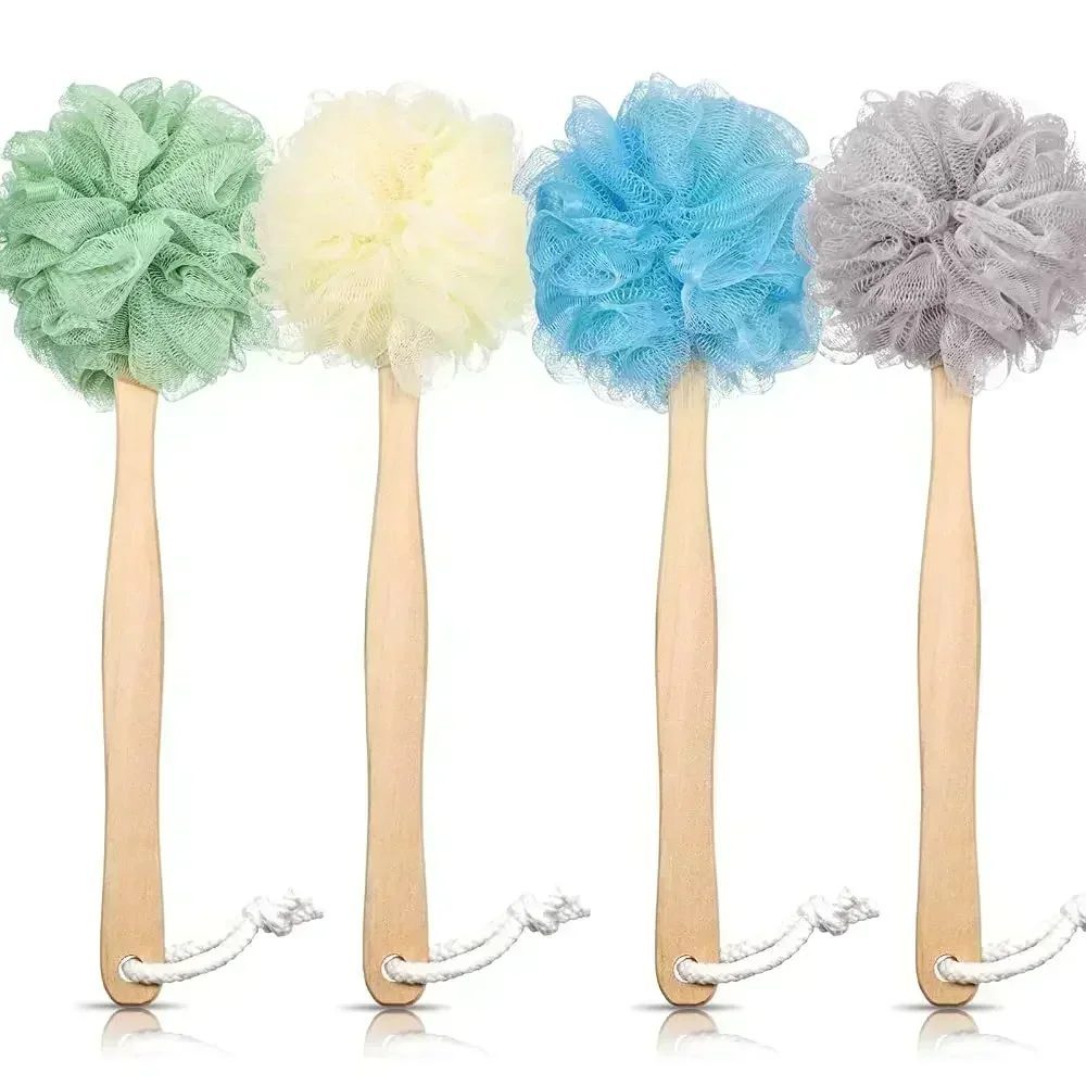 4 Pieces Loofah Back Scrubber Bath Sponge with Wooden Handle Long Handle Sponge Mesh on a Stick for Shower Exfoliating Bath B
4 Pieces Loofah Back Scrubber Bath Sponge with Wooden Handle Long Handle Sponge Mesh on a Stick for Shower Exfoliating Bath B