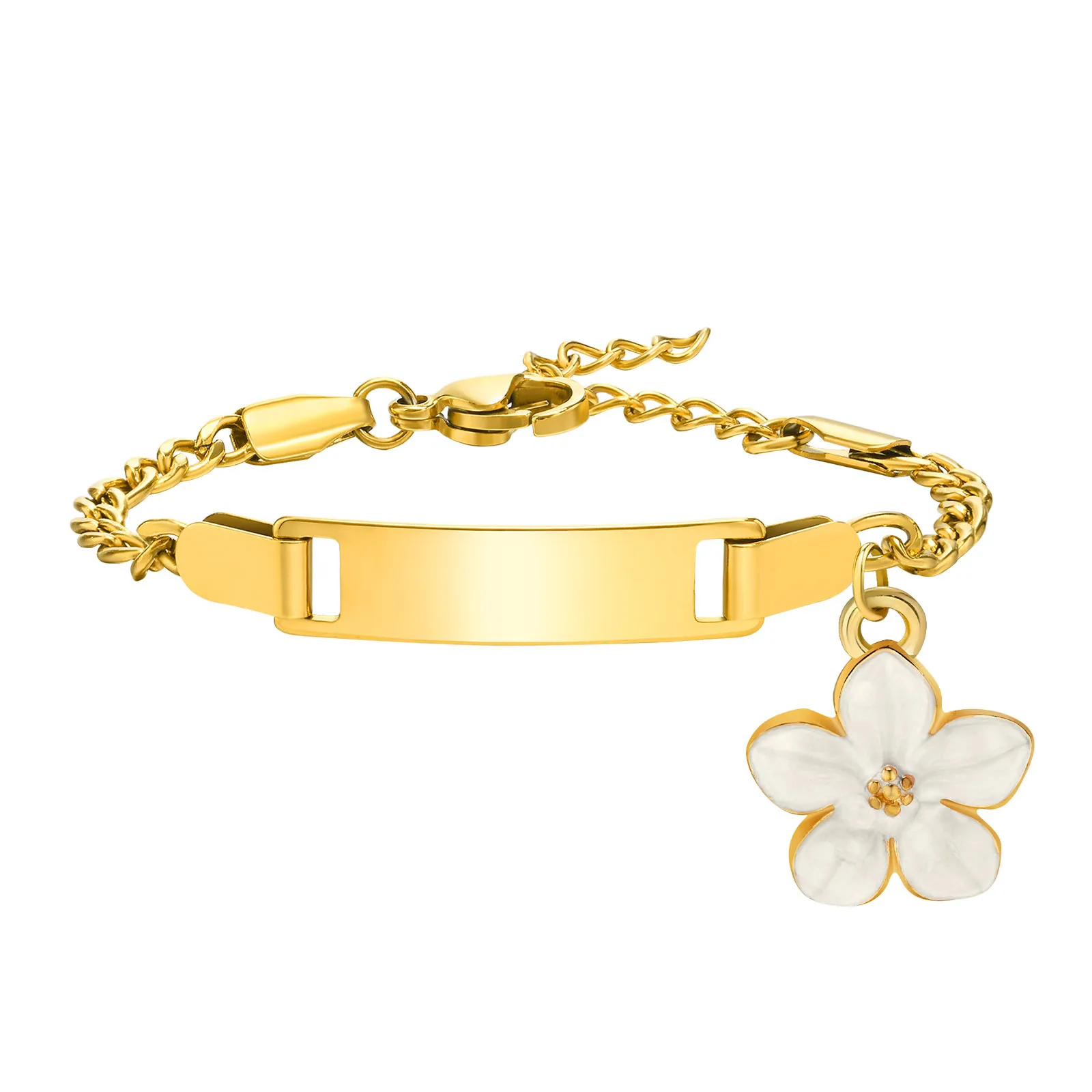 Бесплатное индивидуальное имя, дата рождения, детские браслеты, подарок на крещение, антиаллергенный браслет из нержавеющей стали с цветочным шармом, подарок для мальчиков и девочек
Бесплатное индивидуальное имя, дата рождения, детские браслеты, подарок на крещение, антиаллергенный браслет из нержавеющей стали с цветочным шармом, подарок для мальчиков и девочек