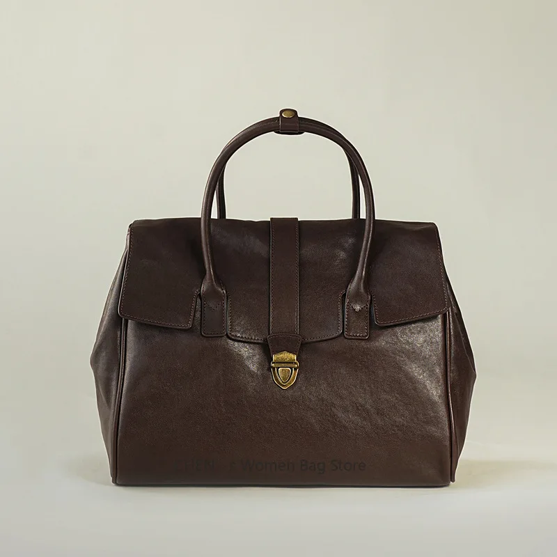 Women's Trendy High-End Feel Bag Casual Vintage Handbag Large Capacity Commuter Tote Bag For Office Use
Women's Trendy High-End Feel Bag Casual Vintage Handbag Large Capacity Commuter Tote Bag For Office Use