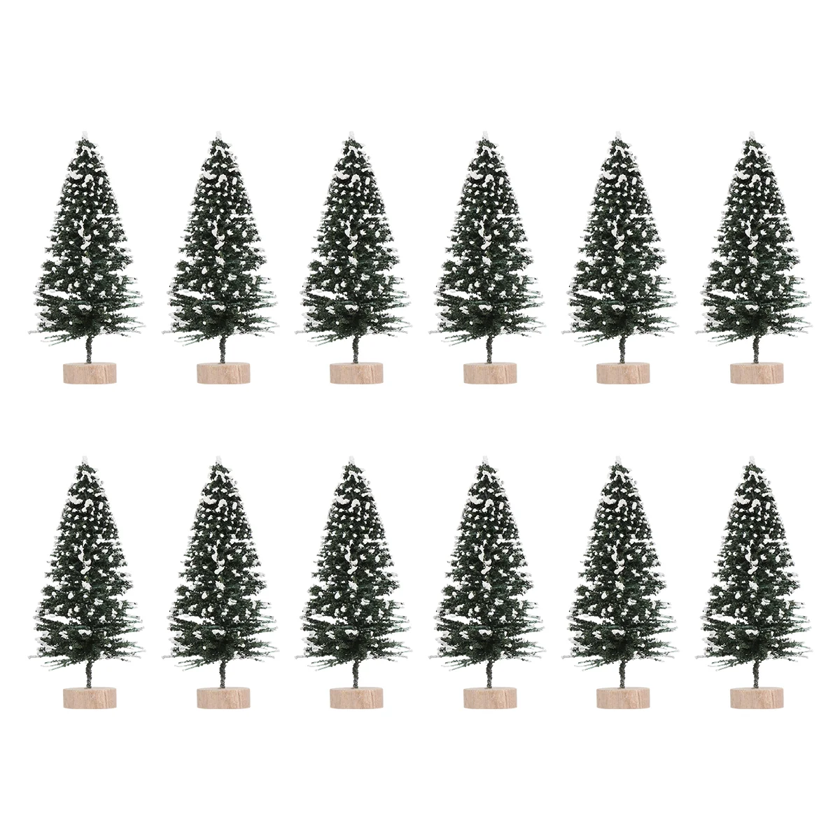 12 Pcs Christmas Tree Decorations Ornament Mini Xmas Pine Desktop Trees Hanging Adornment Bamboo Wooden Base
12 Pcs Christmas Tree Decorations Ornament Mini Xmas Pine Desktop Trees Hanging Adornment Bamboo Wooden Base