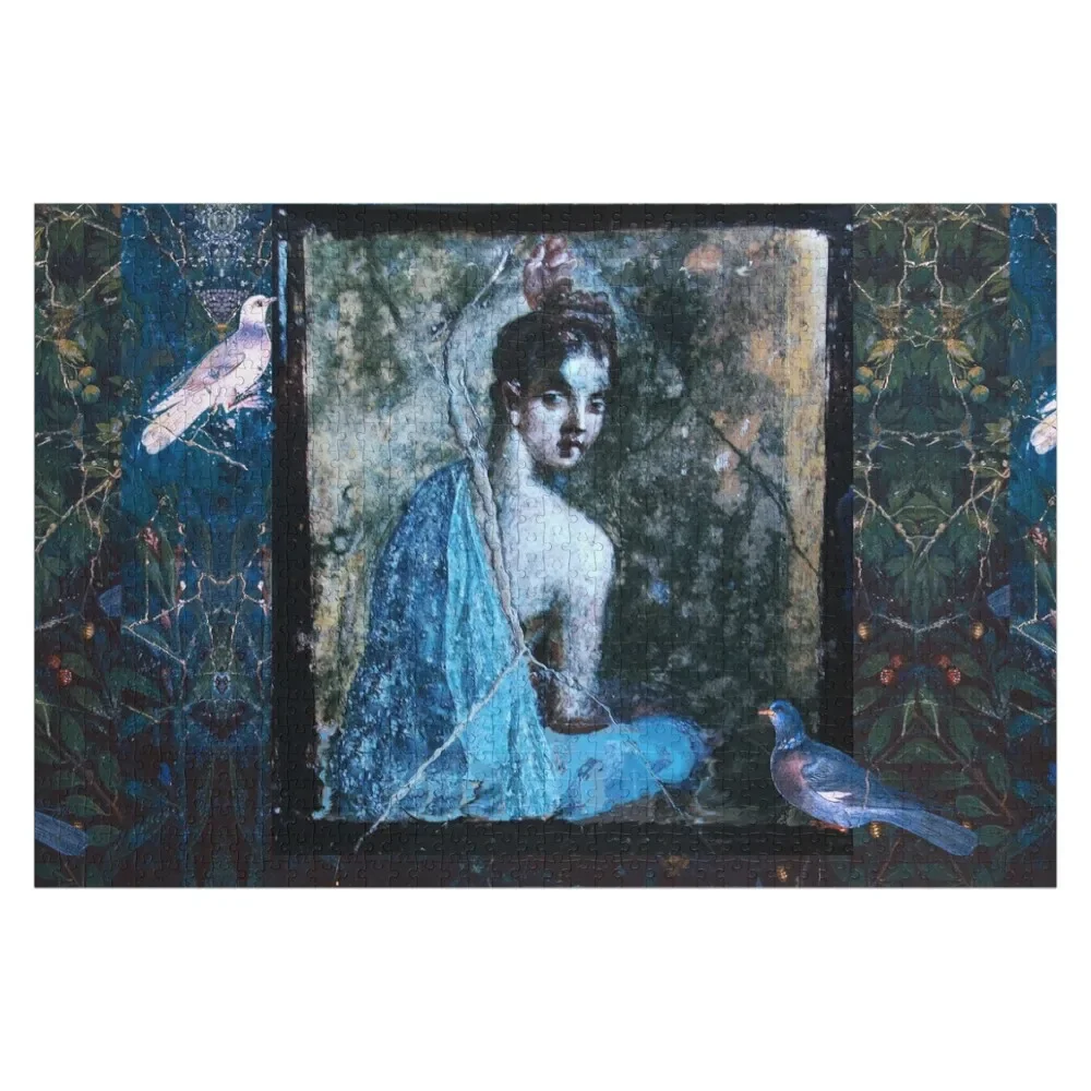 POMPEII FRESCOES / LADY IN BLUE AND DOVES IN GARDEN ,DARK GREEN FLORAL Jigsaw Puzzle Customized Photo Puzzle
POMPEII FRESCOES / LADY IN BLUE AND DOVES IN GARDEN ,DARK GREEN FLORAL Jigsaw Puzzle Customized Photo Puzzle