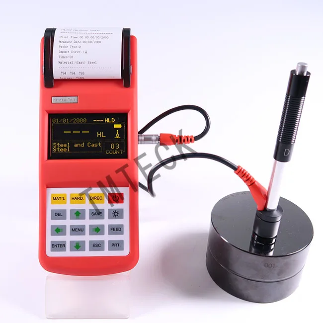 Add New User Material Function Two Hardness Scale Dual-display In The Screen THL500 Portable Hardness Tester
Add New User Material Function Two Hardness Scale Dual-display In The Screen THL500 Portable Hardness Tester