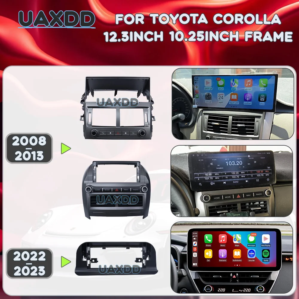 For TOYOTA 2022-2023 FRONDER 2019 LEVIN 2008-2021 COROLLA 2021 LEVIN/2021 ALLION 13.1 12.3INCH radio android stereo panel fascia
For TOYOTA 2022-2023 FRONDER 2019 LEVIN 2008-2021 COROLLA 2021 LEVIN/2021 ALLION 13.1 12.3INCH radio android stereo panel fascia