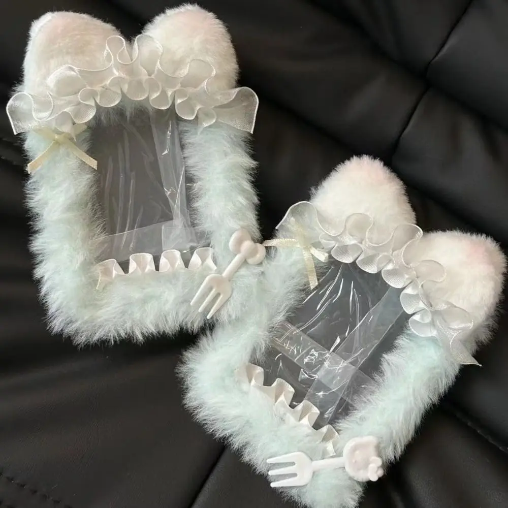 Ins Style Cartoon Plush Card Holder Lace Cat Ear Star Chasing Pendant Keychain Diy Finished Product Photo Protector Case School
Ins Style Cartoon Plush Card Holder Lace Cat Ear Star Chasing Pendant Keychain Diy Finished Product Photo Protector Case School