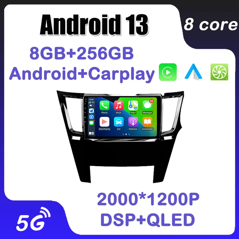 Auto Radio BT WIFI Android 14 For Subaru Outback 4 BR Legacy 5 2009 - 2014 Car Stereo Multimedia GPS DSP IPS No DVR
Auto Radio BT WIFI Android 14 For Subaru Outback 4 BR Legacy 5 2009 - 2014 Car Stereo Multimedia GPS DSP IPS No DVR