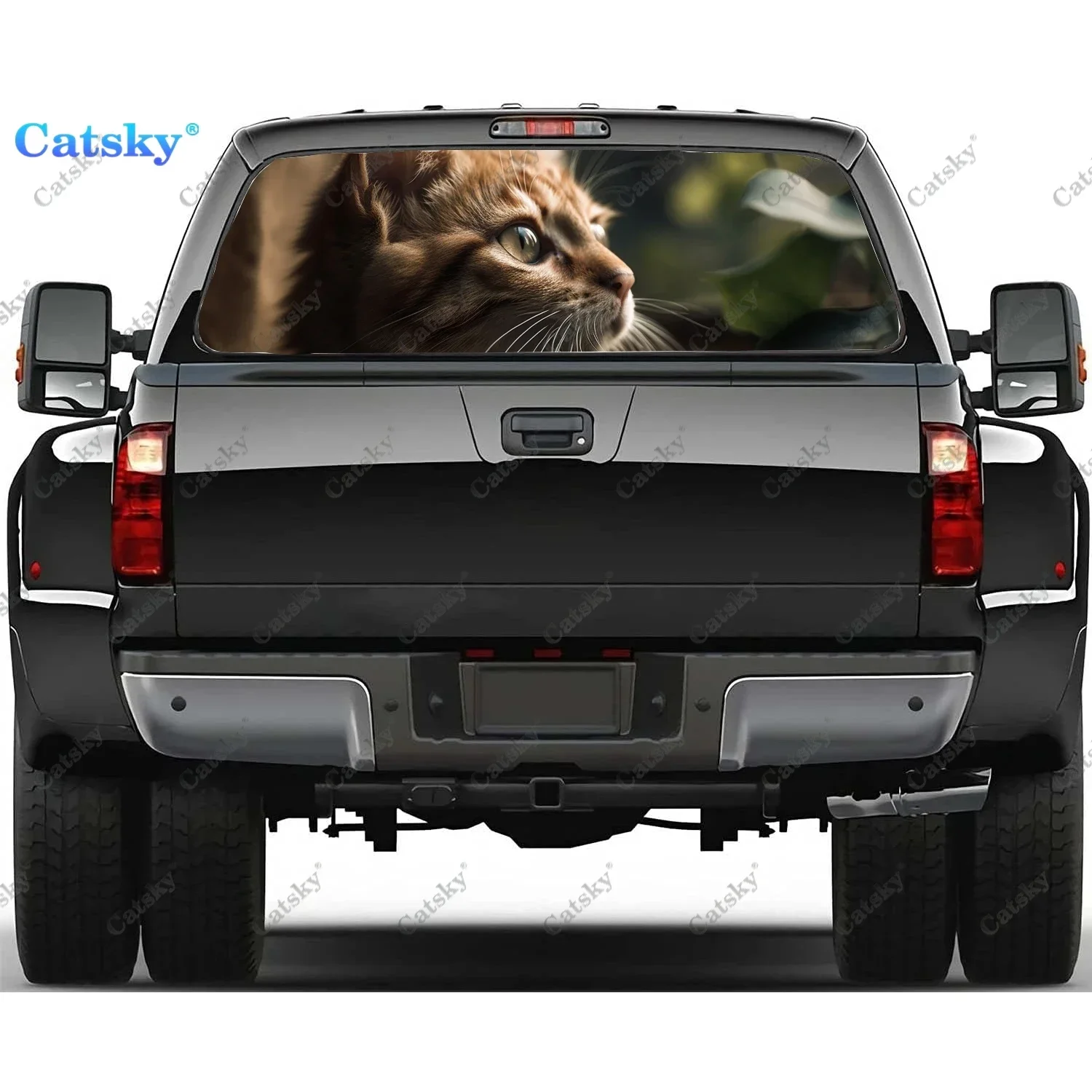 Flowers Kitty Cat Rear Window Decals for Truck,Pickup Window Decal,Rear Window Tint Graphic Perforated Vinyl Truck Sticker
Flowers Kitty Cat Rear Window Decals for Truck,Pickup Window Decal,Rear Window Tint Graphic Perforated Vinyl Truck Sticker