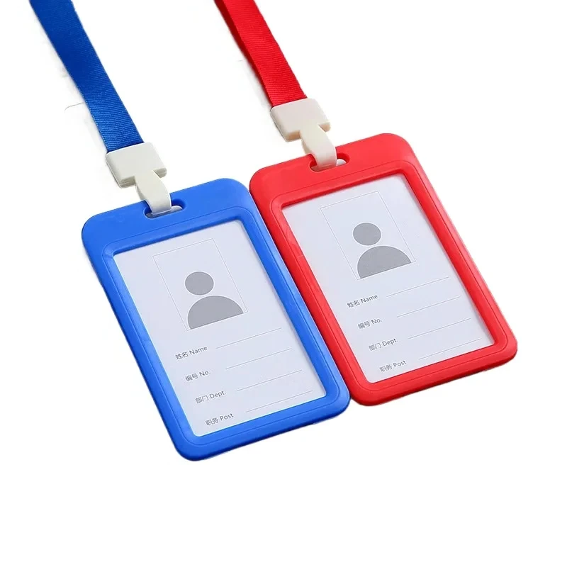 Solid Color Plastic Working Permit Case with Lanyard Badge Holder Neck Strap Set Double-sided Transparent ID Tag Pass Work Card
Solid Color Plastic Working Permit Case with Lanyard Badge Holder Neck Strap Set Double-sided Transparent ID Tag Pass Work Card