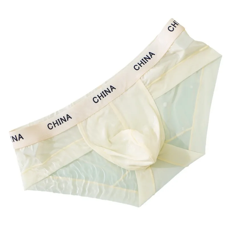 Men's Ice Silk Low Rise Briefs U Convex Pouch Sexy Triangle Underwear Youth Fashion Comfortable Bulge Sports Underpants Knickers
Men's Ice Silk Low Rise Briefs U Convex Pouch Sexy Triangle Underwear Youth Fashion Comfortable Bulge Sports Underpants Knickers