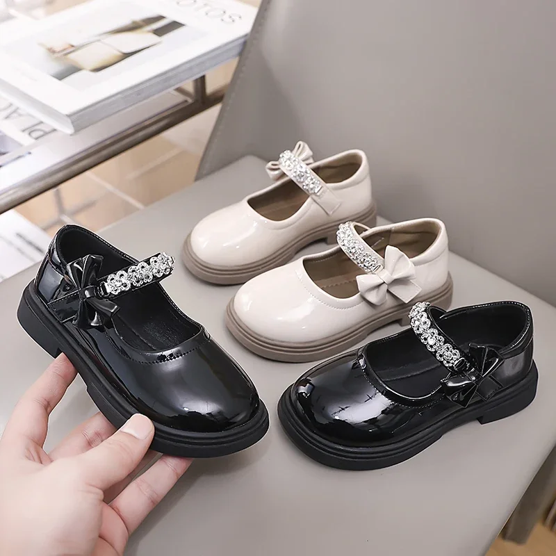 Children's Leather Shoes Lolita New Girls Fashion Princess Causal Mary Jane Shoes Black Beige Versatile Bowknot Kid School Shoes
Children's Leather Shoes Lolita New Girls Fashion Princess Causal Mary Jane Shoes Black Beige Versatile Bowknot Kid School Shoes