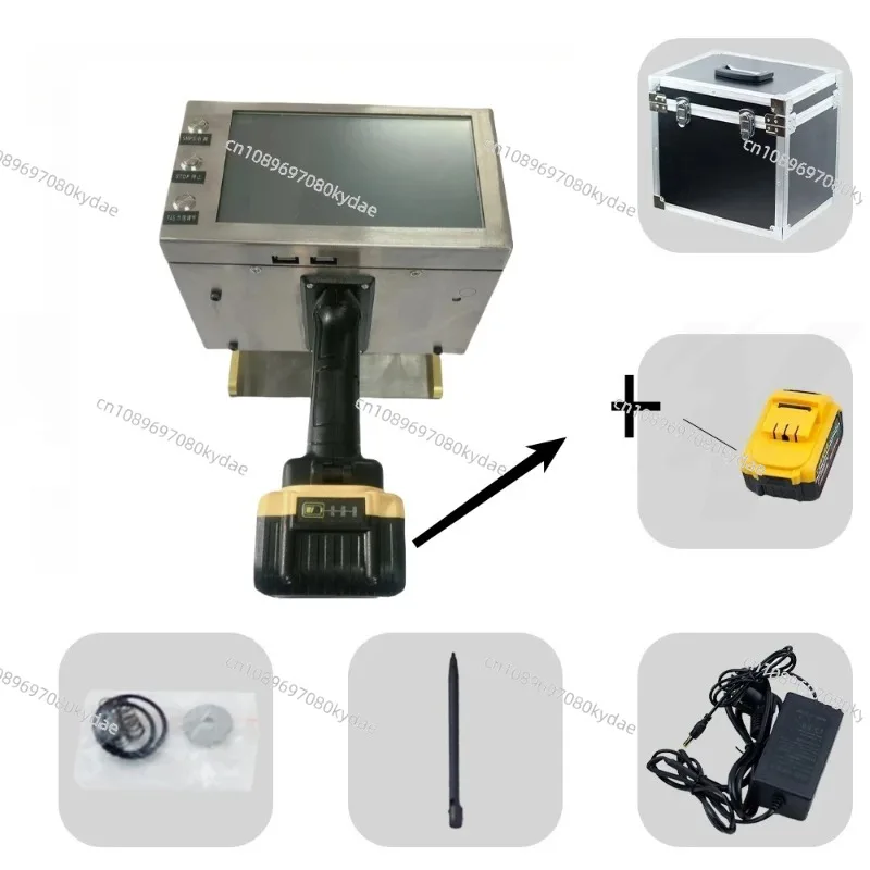 Metal Engraving Machine Handheld Wireless Punching Pin Peen XY/SD-4-12030 Code VIN Number Marking Car Frame with 2 Batteries
Metal Engraving Machine Handheld Wireless Punching Pin Peen XY/SD-4-12030 Code VIN Number Marking Car Frame with 2 Batteries