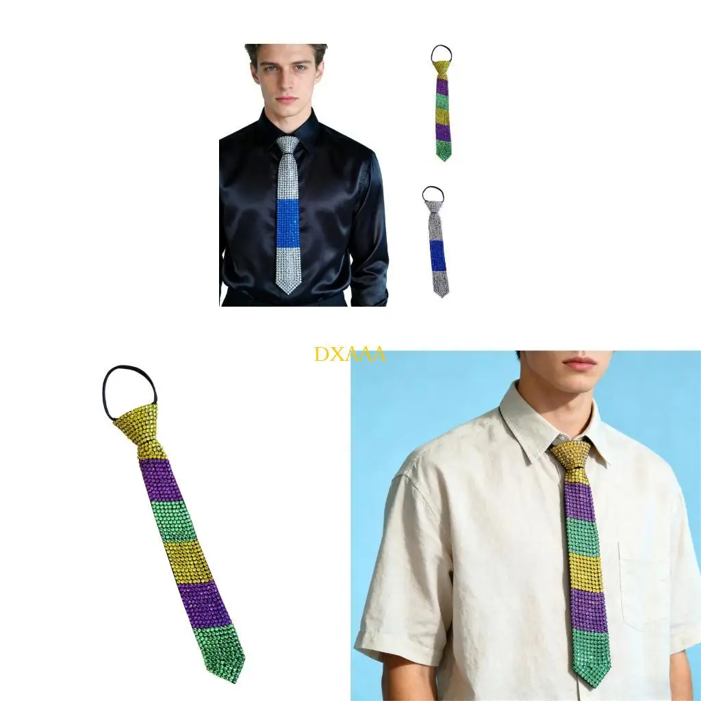 DXAA Fashionable Necktie Necklace Encrusted Beaded for Actor Actress Stage Shows
DXAA Fashionable Necktie Necklace Encrusted Beaded for Actor Actress Stage Shows