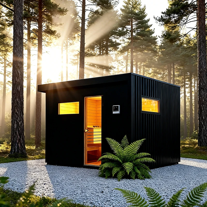 Outdoor SaunaSauna Manufacturer Luxury 4-6 Person Outdoor Traditional Sauna Dry Steam Function 220v Sauna With Shower
Outdoor SaunaSauna Manufacturer Luxury 4-6 Person Outdoor Traditional Sauna Dry Steam Function 220v Sauna With Shower