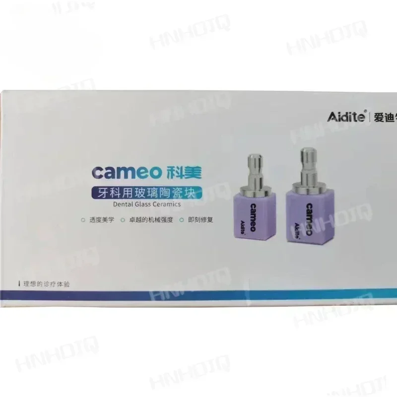 5Pcs/Box Aidite Cameo C14 CAD/CAM Lithium Disilicate Dental Translucency Materials Glass Ceramic Blocks Dentistry Lab Materials
5Pcs/Box Aidite Cameo C14 CAD/CAM Lithium Disilicate Dental Translucency Materials Glass Ceramic Blocks Dentistry Lab Materials