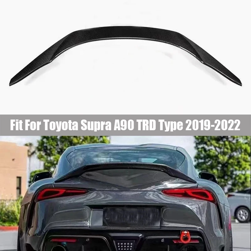 Car Tail Wing Suitable for Toyota Supra A90 TRD Type 2019 - 2022 High Quality Dry Carbon Fiber Tail Wing Car Exterior Trim Parts
Car Tail Wing Suitable for Toyota Supra A90 TRD Type 2019 - 2022 High Quality Dry Carbon Fiber Tail Wing Car Exterior Trim Parts