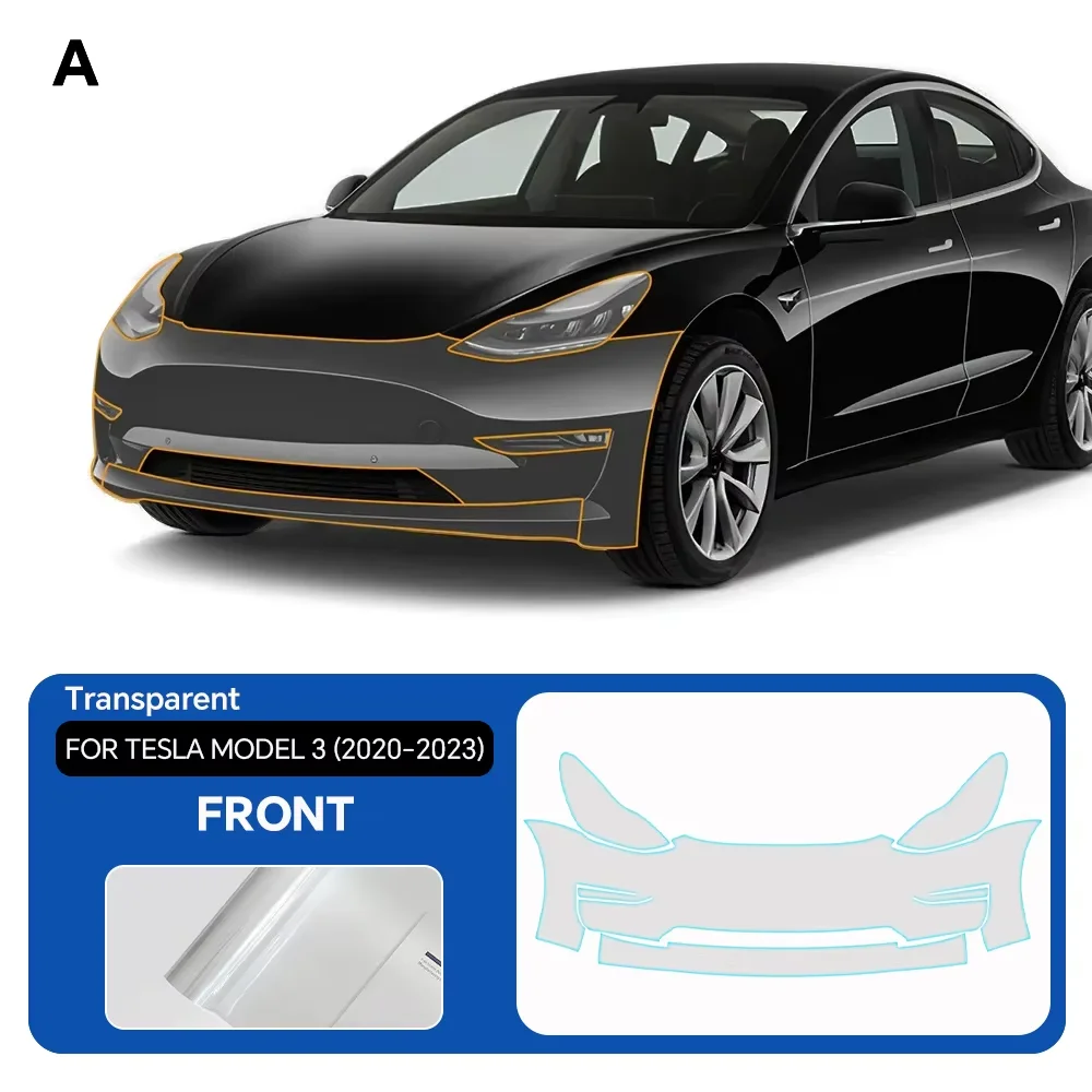 TPU Transparent Car Body Protective Film For Tesla Model 3 2020-2023 TPU Clear Film Pre-Cut PPF Car Body Scratch Resistant
TPU Transparent Car Body Protective Film For Tesla Model 3 2020-2023 TPU Clear Film Pre-Cut PPF Car Body Scratch Resistant