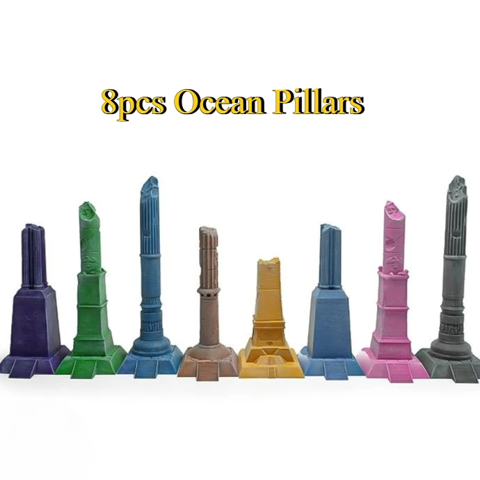 8PCS/SET Saint Seiya Myth Cloth Scene Accessories - Marine Generals 7 Great Ocean Pillars with Broken Effect
8PCS/SET Saint Seiya Myth Cloth Scene Accessories - Marine Generals 7 Great Ocean Pillars with Broken Effect