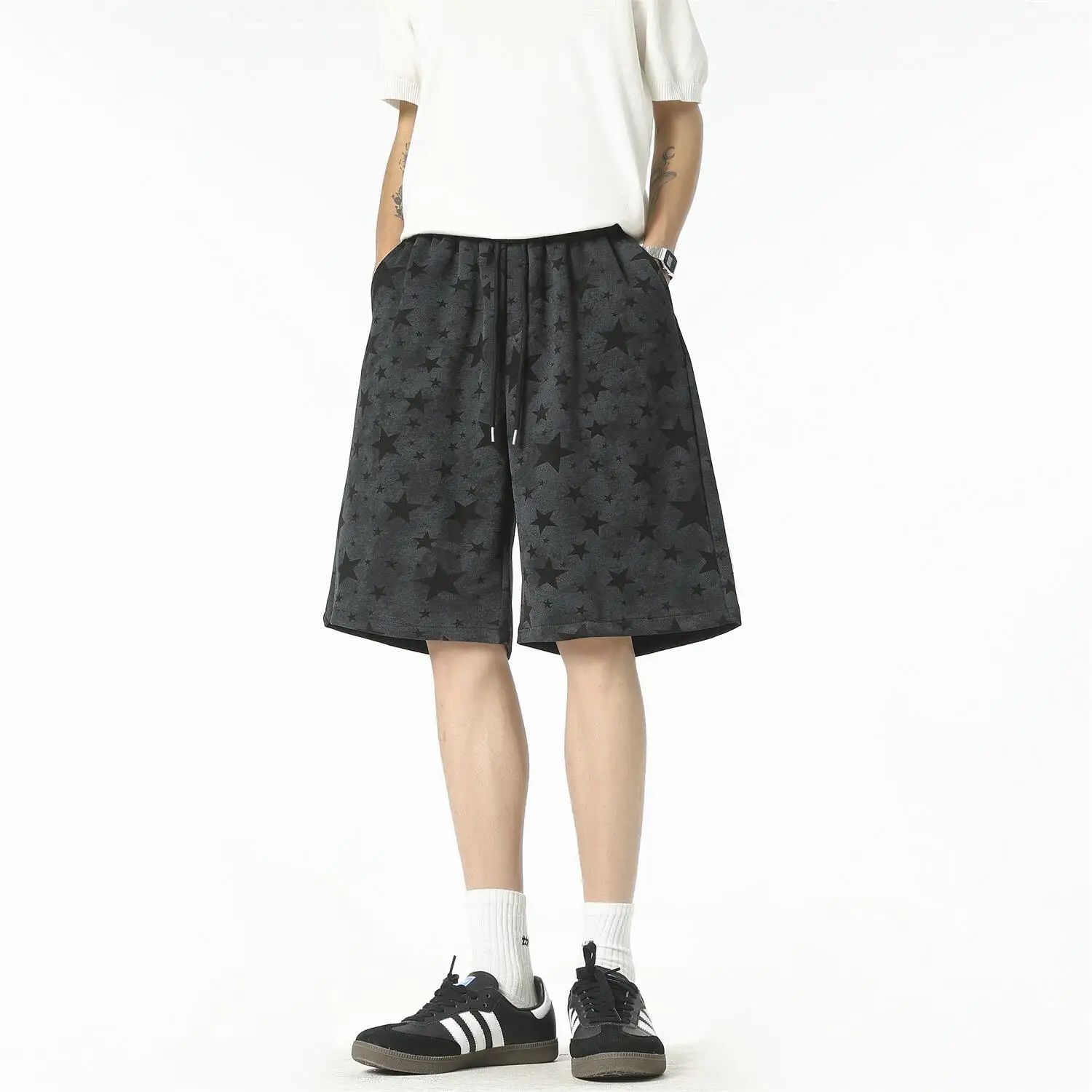 2026 Summer Men's Short Pants - Star Pattern Embroidery - Fashionable, Casual, Loose-Fitting Five-Piece Pants
2026 Summer Men's Short Pants - Star Pattern Embroidery - Fashionable, Casual, Loose-Fitting Five-Piece Pants