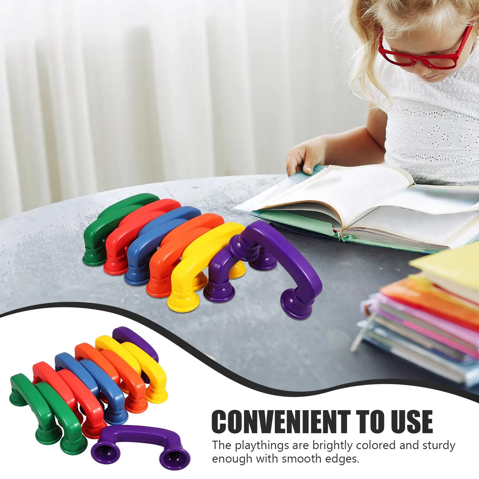 Earpiece Toy Bright Colored Sturdy Kids Play ABS Material Funny Creative Birthday Gift Toddler Educational Reading Phone Whisper
Earpiece Toy Bright Colored Sturdy Kids Play ABS Material Funny Creative Birthday Gift Toddler Educational Reading Phone Whisper
